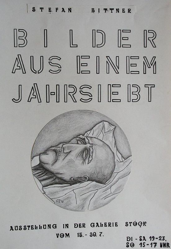 Ausstellung - Bilder aus einem Jahrsiebt 1977, Bleistift-Karton, 42x60.jpg